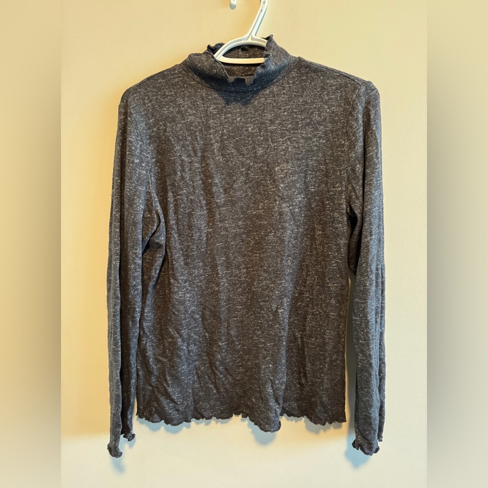 Gray Turtleneck Sweater Size M